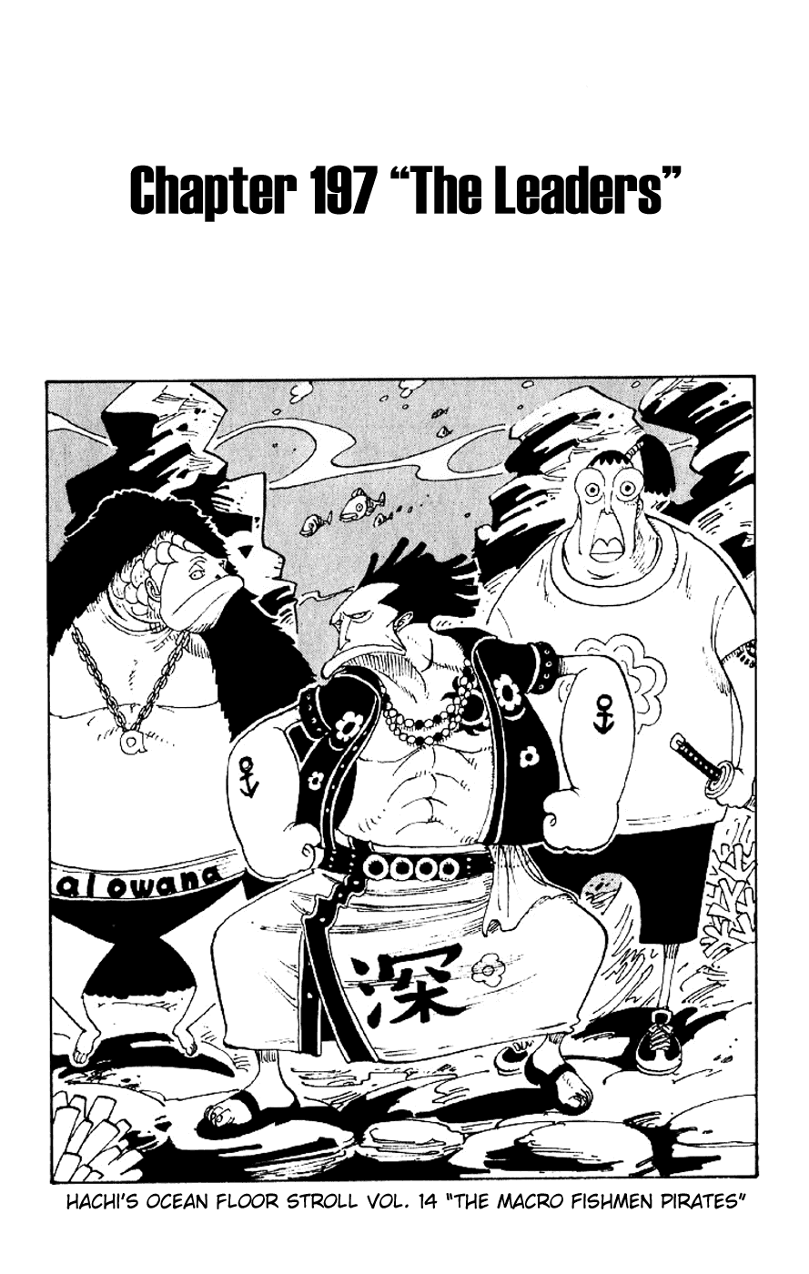 One Piece, Chapter 197 image 01